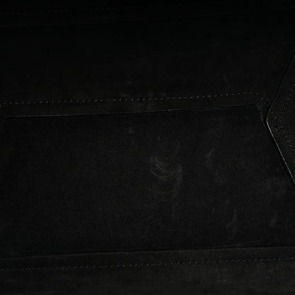 Celine Soft Grained Calfskin Sangle Bucket Bag Black 6 of 10