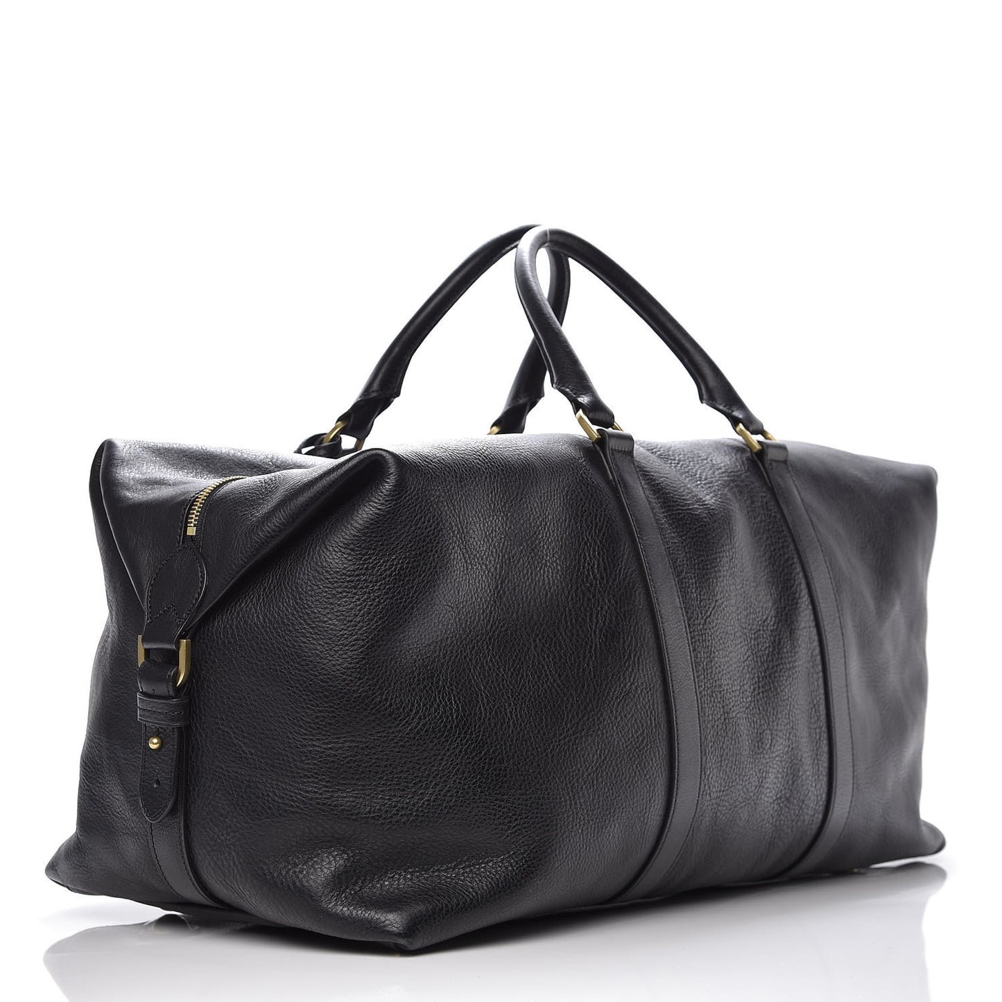 Natural Leather Clipper Black