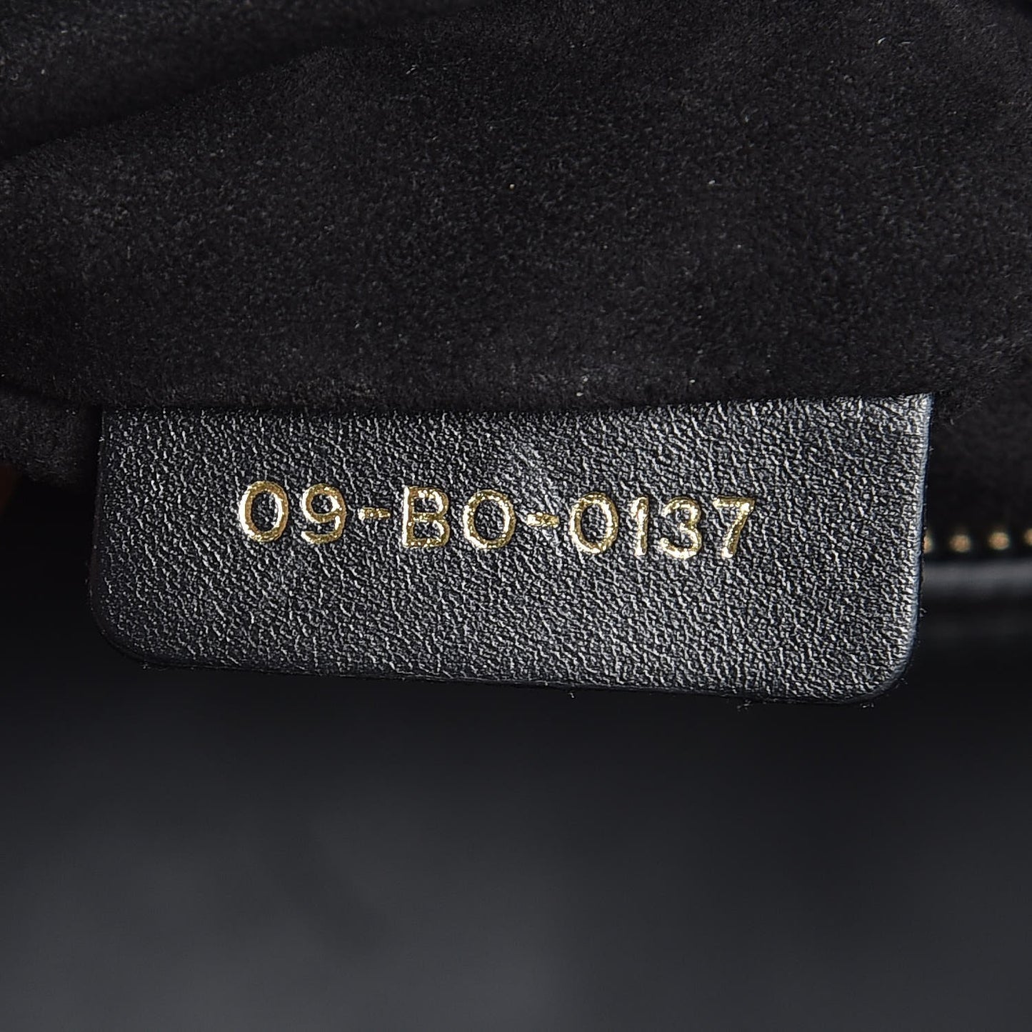 Calfskin Cannage Studded Medium Supple Lady Dior Black