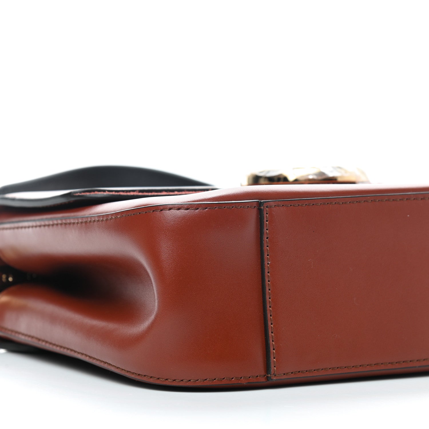 Chloe Calfskin Small C Double Carry Sepia Brown 6 of 10