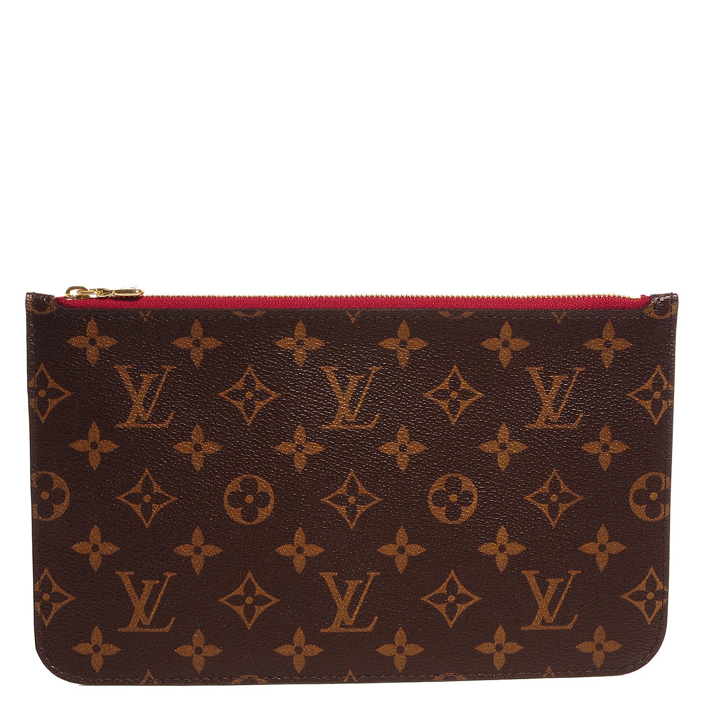 Monogram Neverfull MM GM Pochette Fuchsia