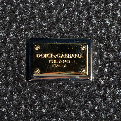 Dolce & Gabbana Vitello Alpaca Miss Escape Tote Cacao 7 of 7