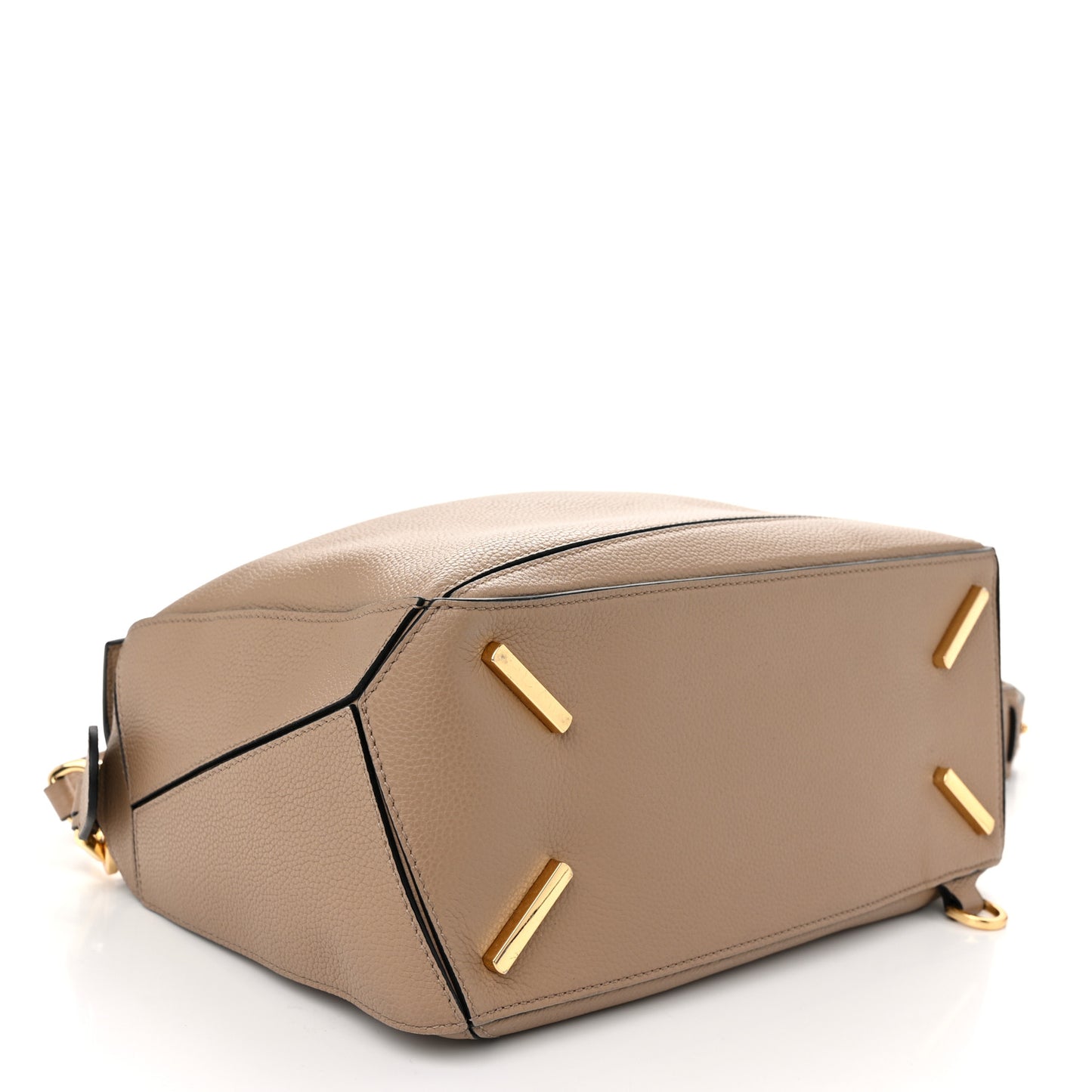 Calfskin Medium Puzzle Bag Sand