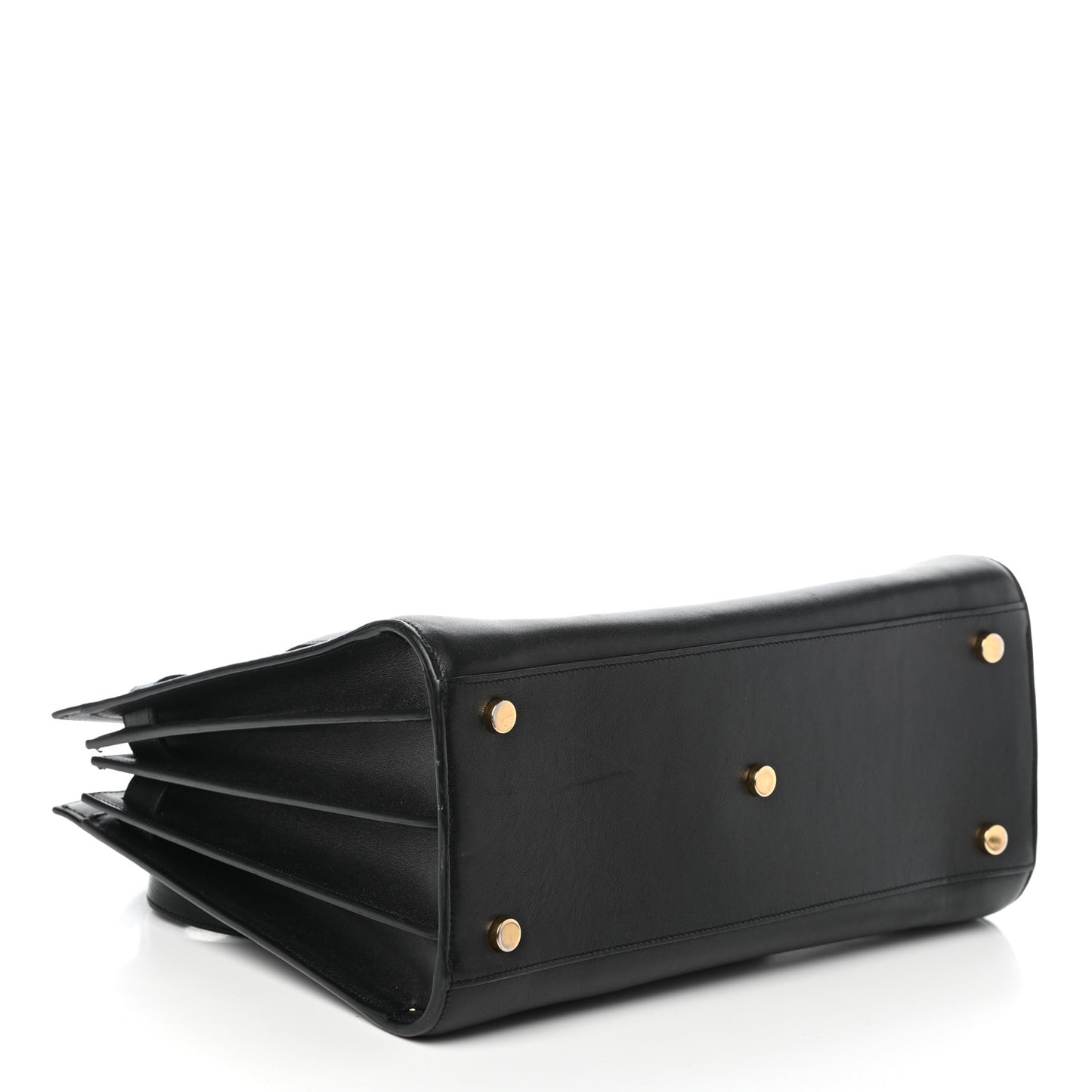 Calfskin Small Sac De Jour Black