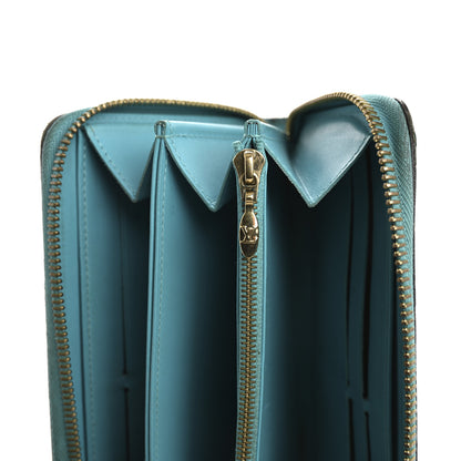 Louis Vuitton Vernis Zippy Wallet Bleu Lagon 9 of 18