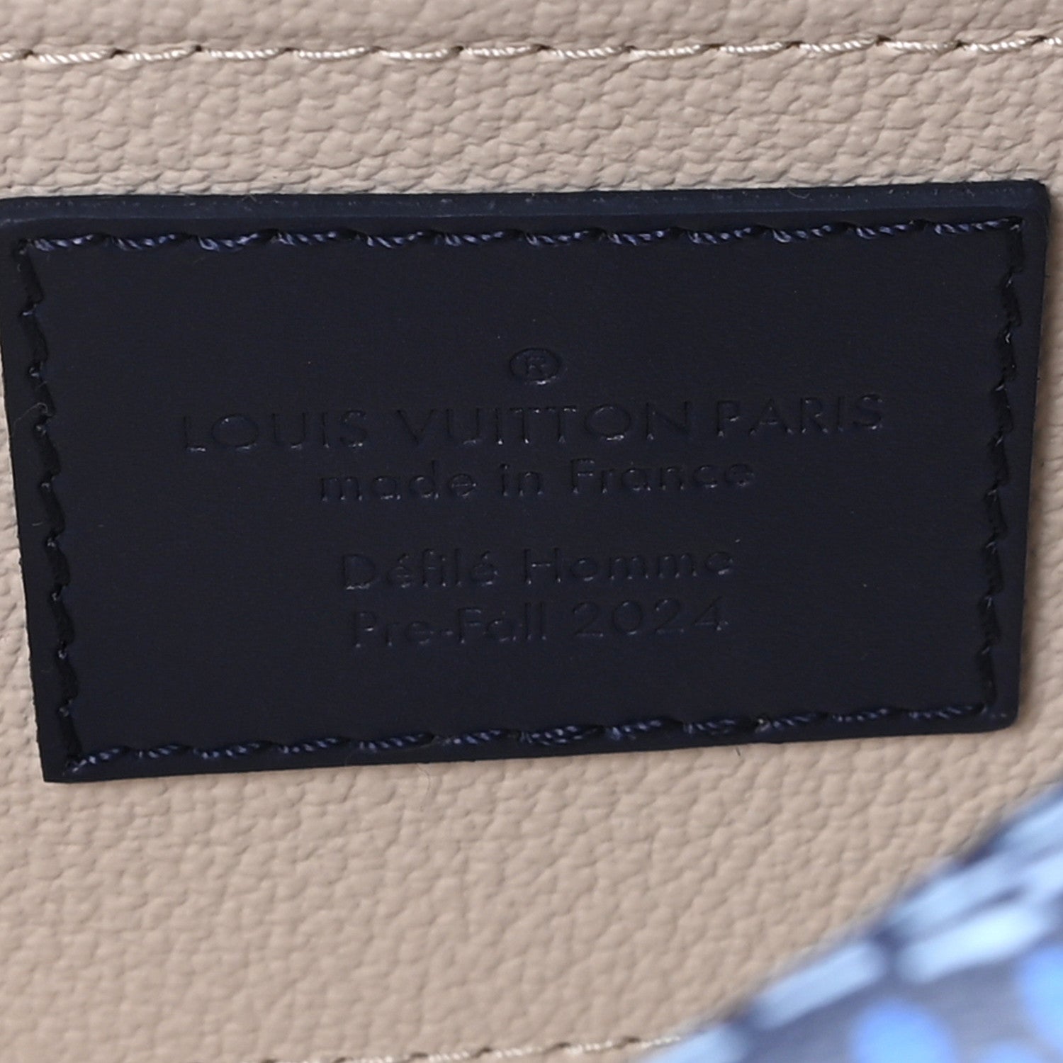 Louis Vuitton Damier Heritage Locker Dopp Kit Blue 1815086