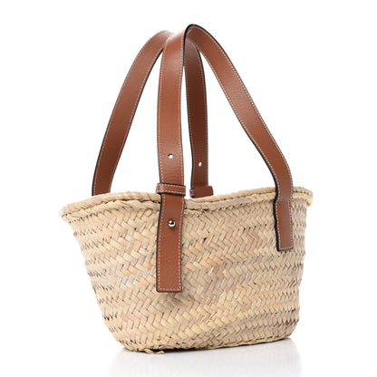 Loewe Raffia Basket Tote Bag Natural Tan 3 of 12