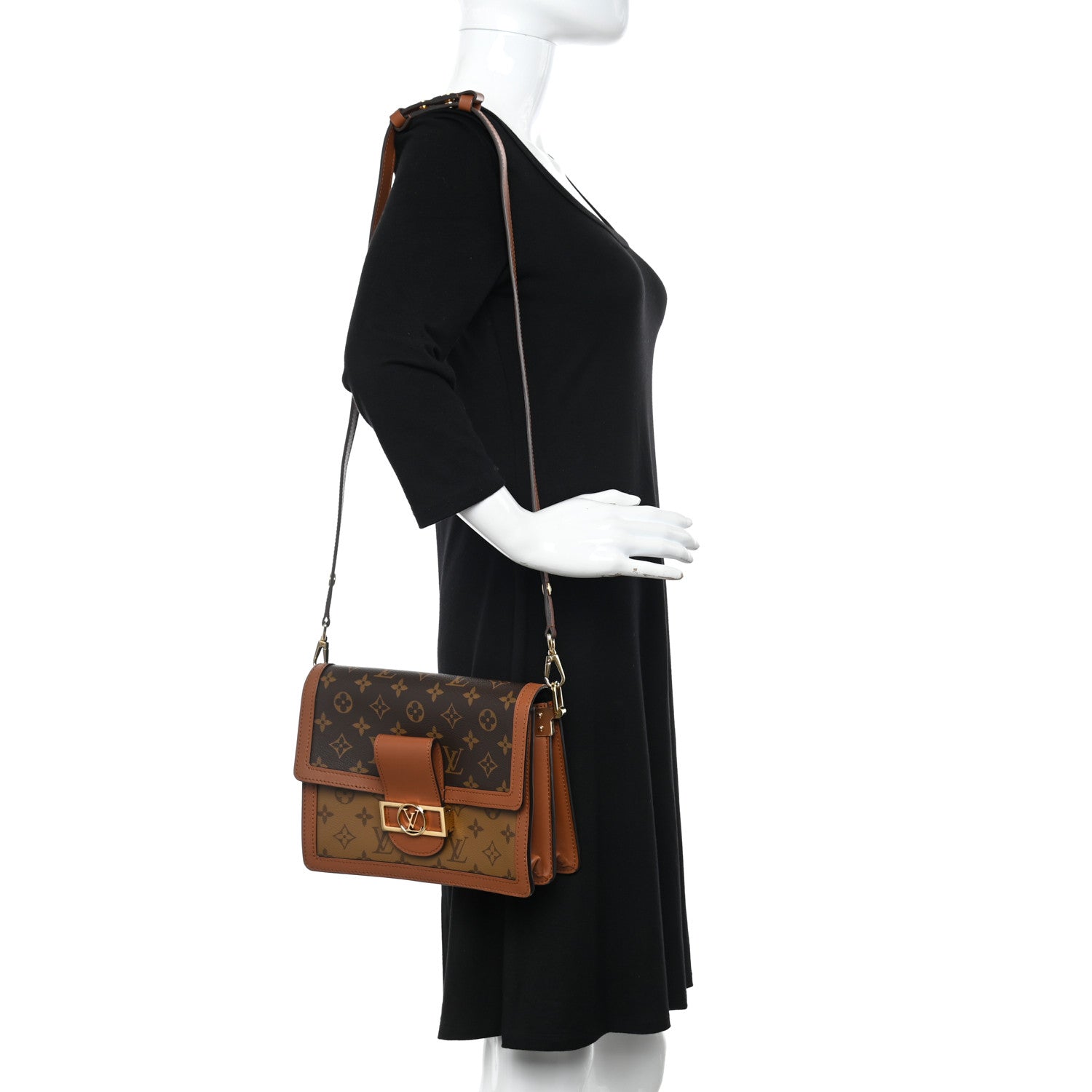 Louis Vuitton Reverse Monogram Dauphine MM 2 of 11