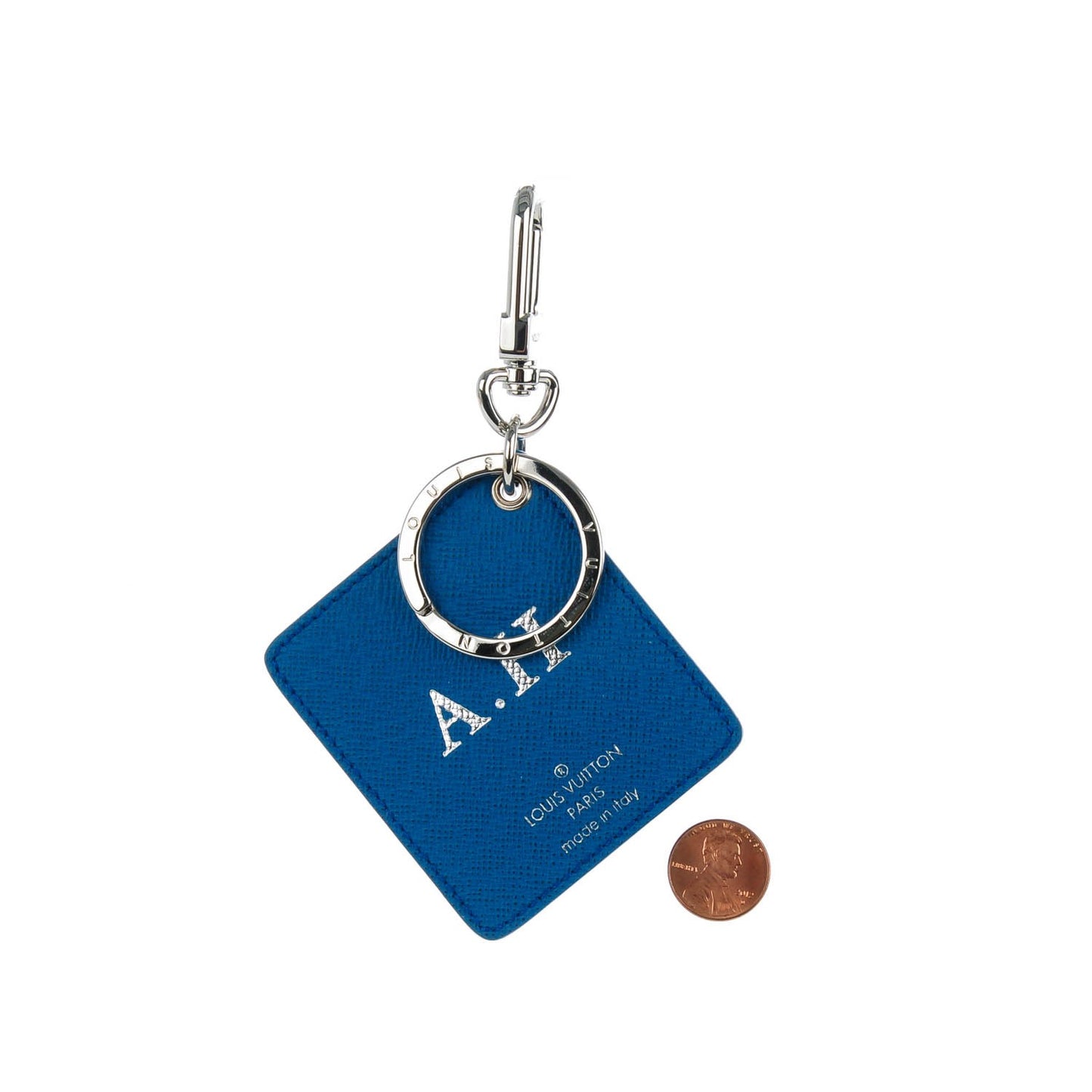 Damier Graphite Illustre V Key Holder Blue