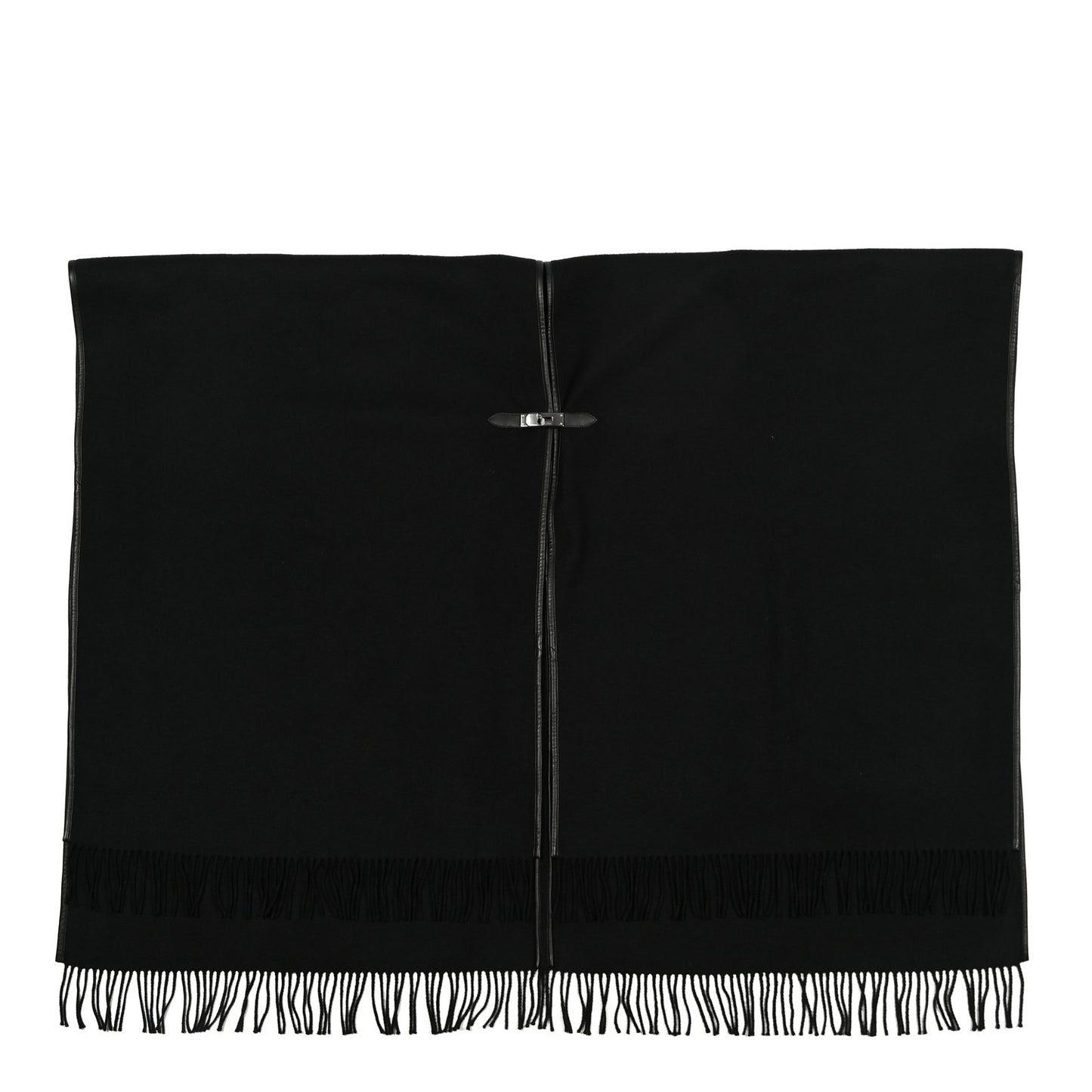 Cashmere Lambskin Kelly Poncho Black