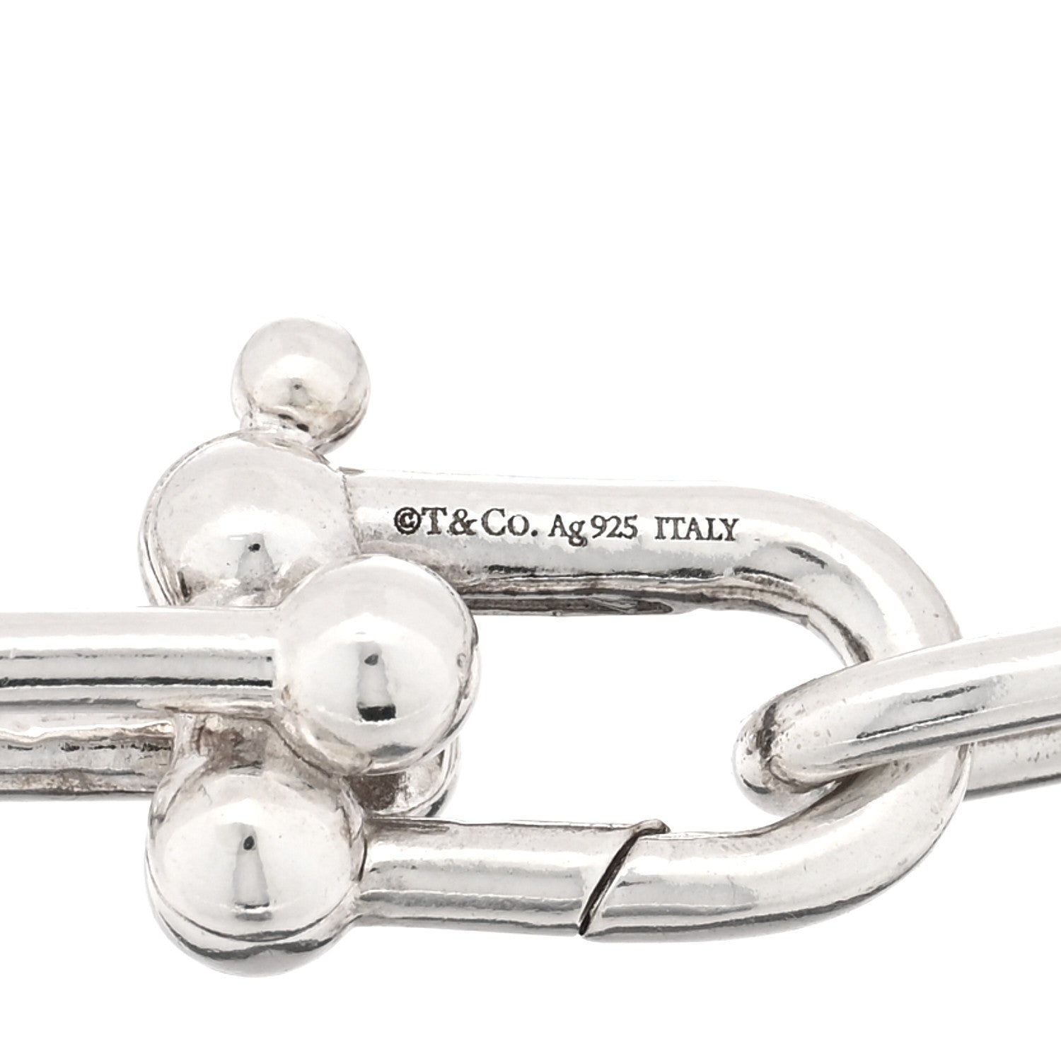 Tiffany Sterling Silver Small HardWear Link Bracelet 3 of 4