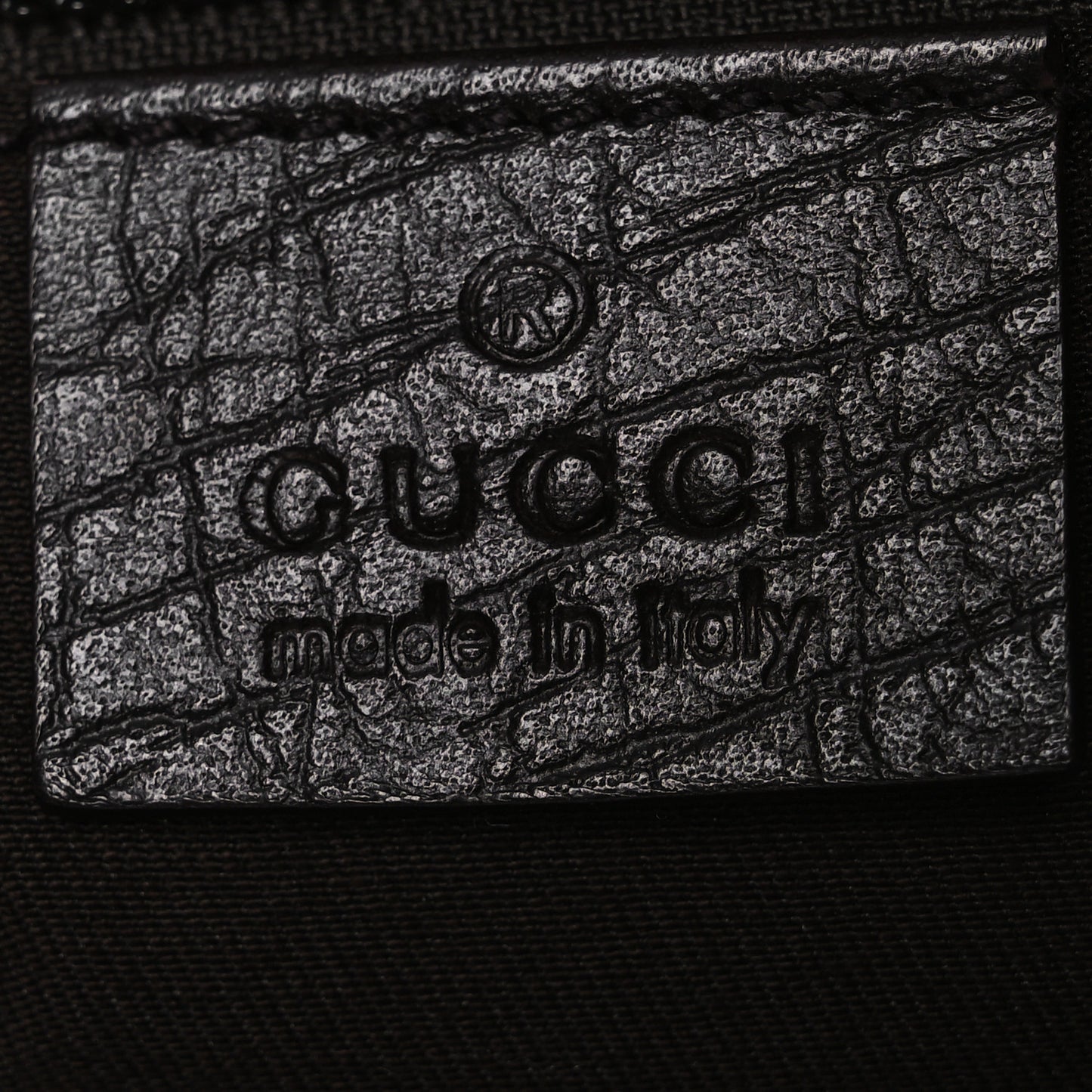 GG Plus Monogram Web Briefcase Dark Brown