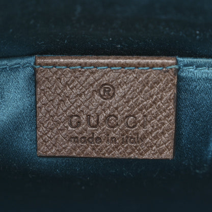 Gucci GG Supreme Monogram Web Small Ophidia Chain Shoulder Bag Brown 6 of 15