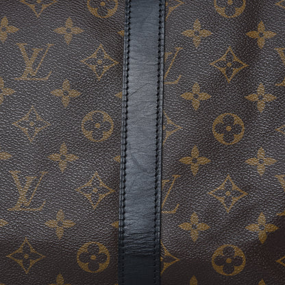 Louis Vuitton Monogram Macassar Keepall Bandouliere 55 13 of 13
