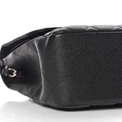 Chanel Caviar Quilted Jumbo Double Flap Black 8 of 9