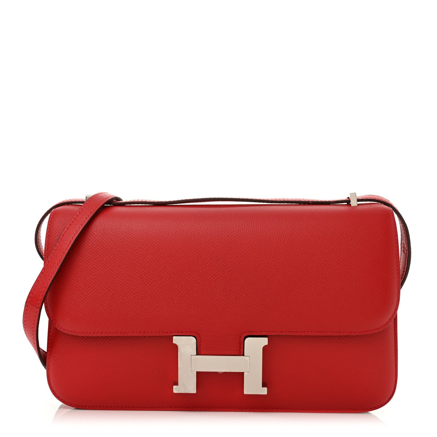 Hermes Epsom Constance Elan 25 Rouge Casaque 1 of 12