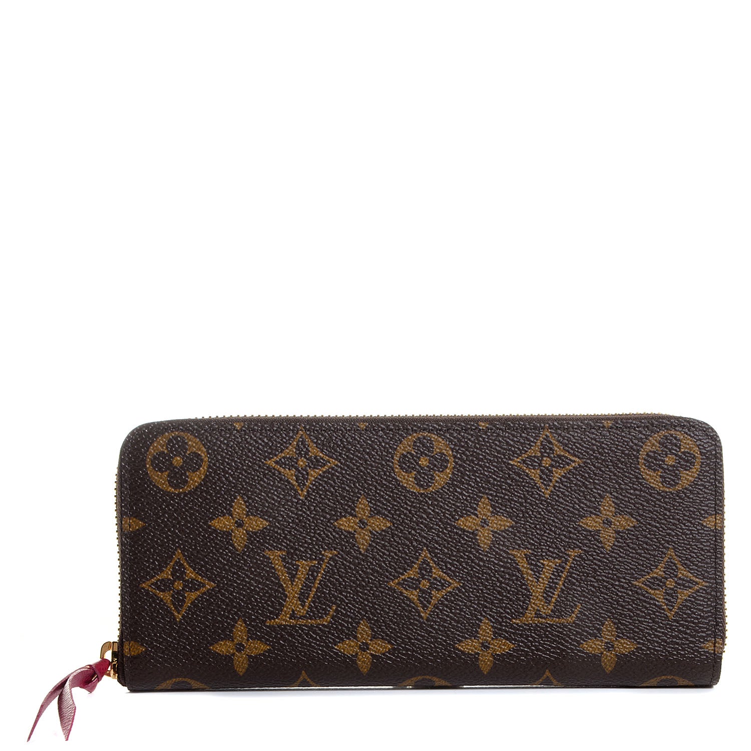 Louis Vuitton Monogram Clemence Wallet Fuchsia 1 of 9