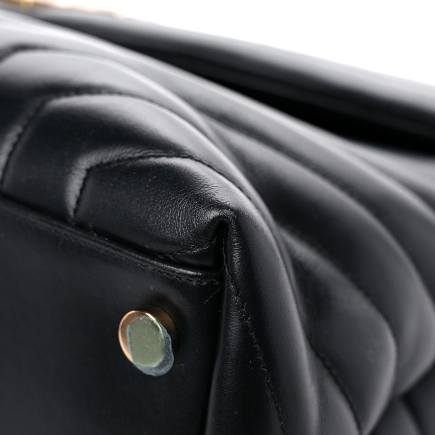 Saint Laurent Calfskin Y Quilted Monogram Large Loulou Chain Satchel Black 10 of 18