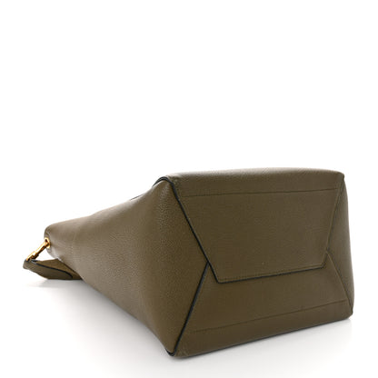 Celine Soft Grained Calfskin Sangle Bucket Bag Light Khaki 4 of 11