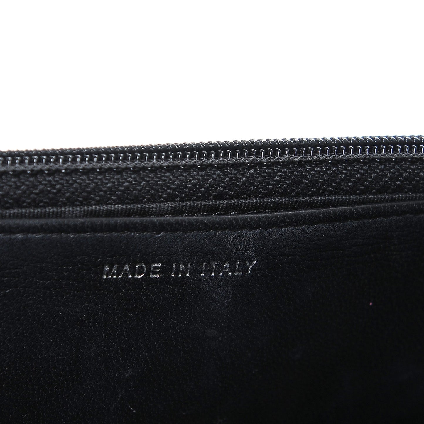 Lambskin Quilted Boy Wallet On Chain WOC Black