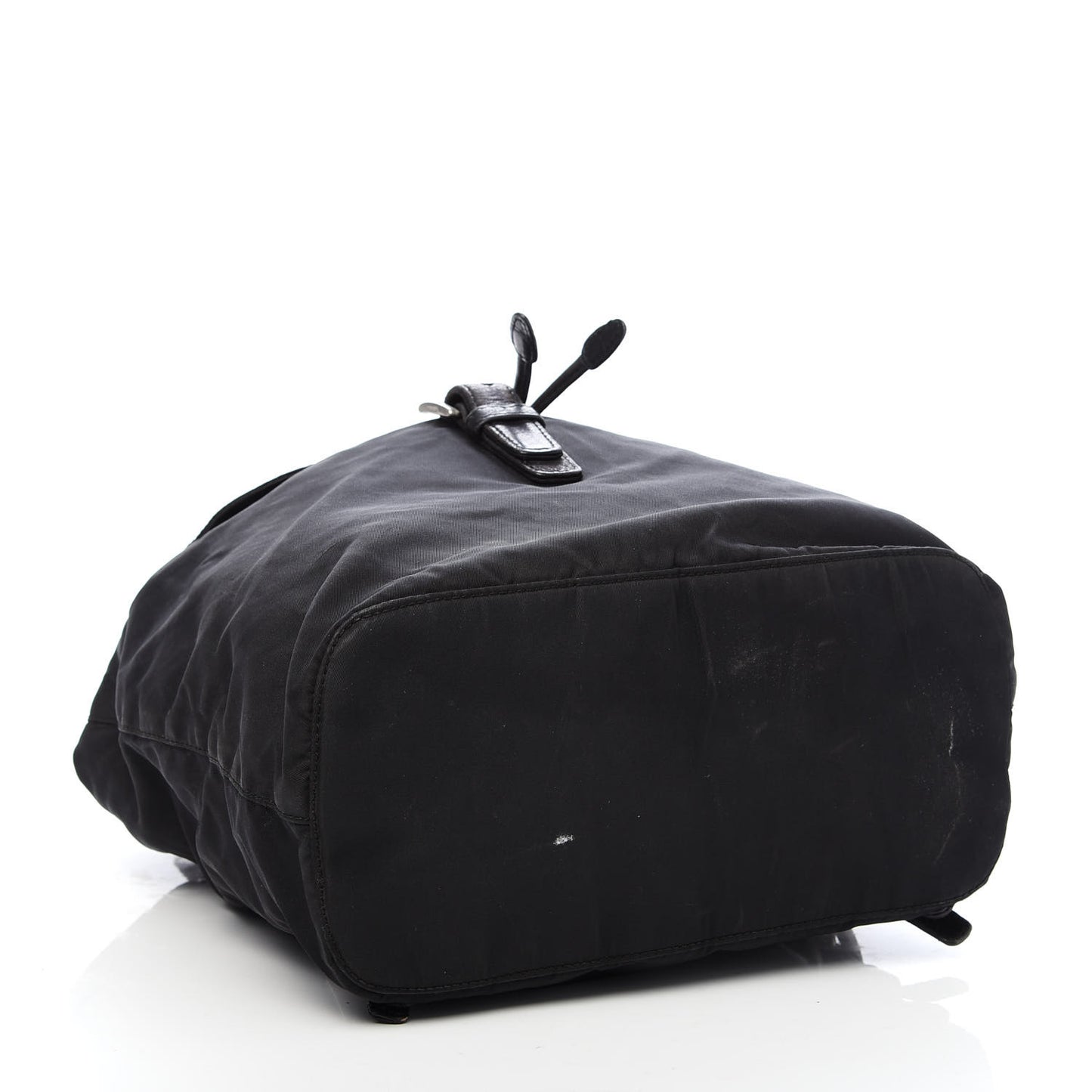 Tessuto Nylon Vela Chain Backpack Black