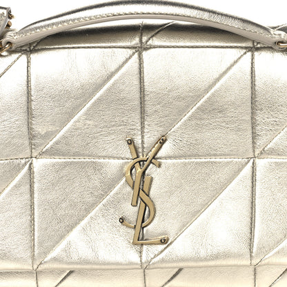Saint Laurent Lambskin Patchwork Monogram Medium Jamie Gold 8 of 11
