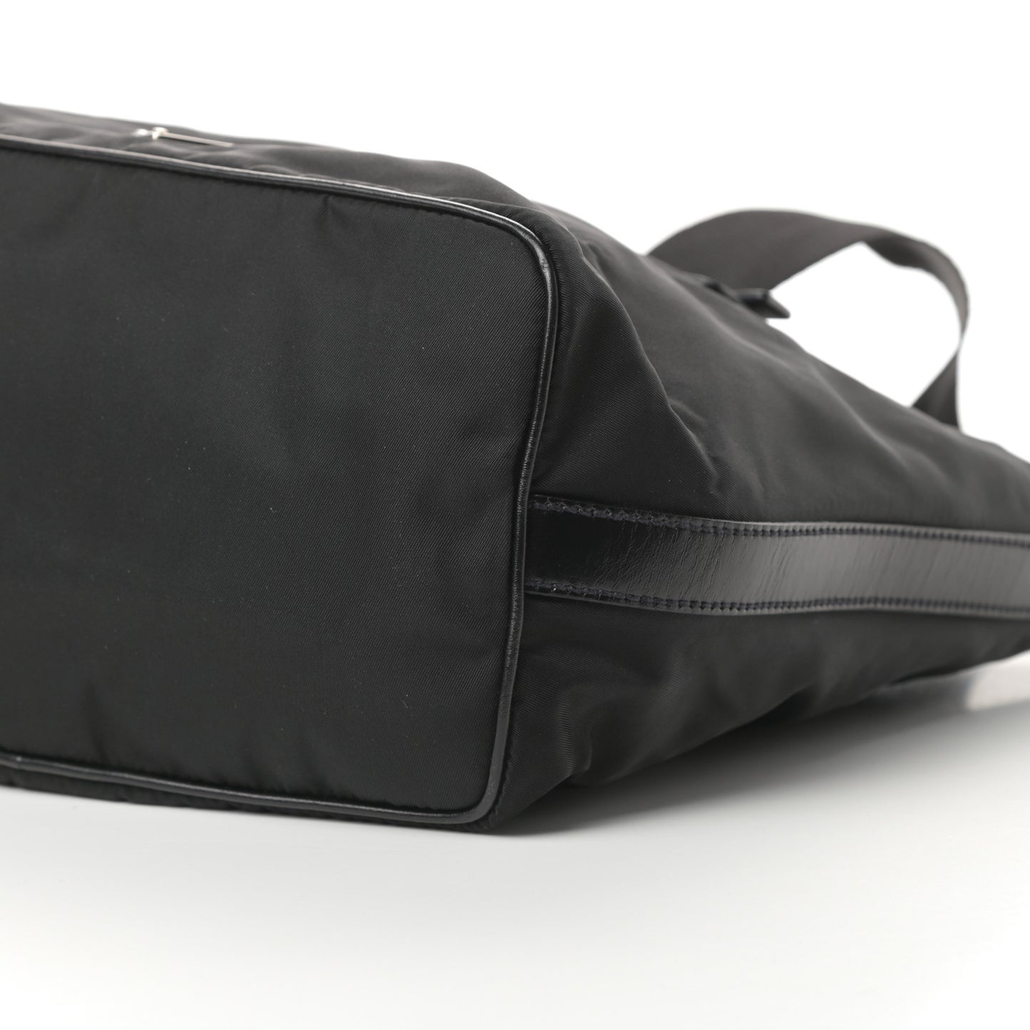 Tessuto Nylon Vitello Hobo Black