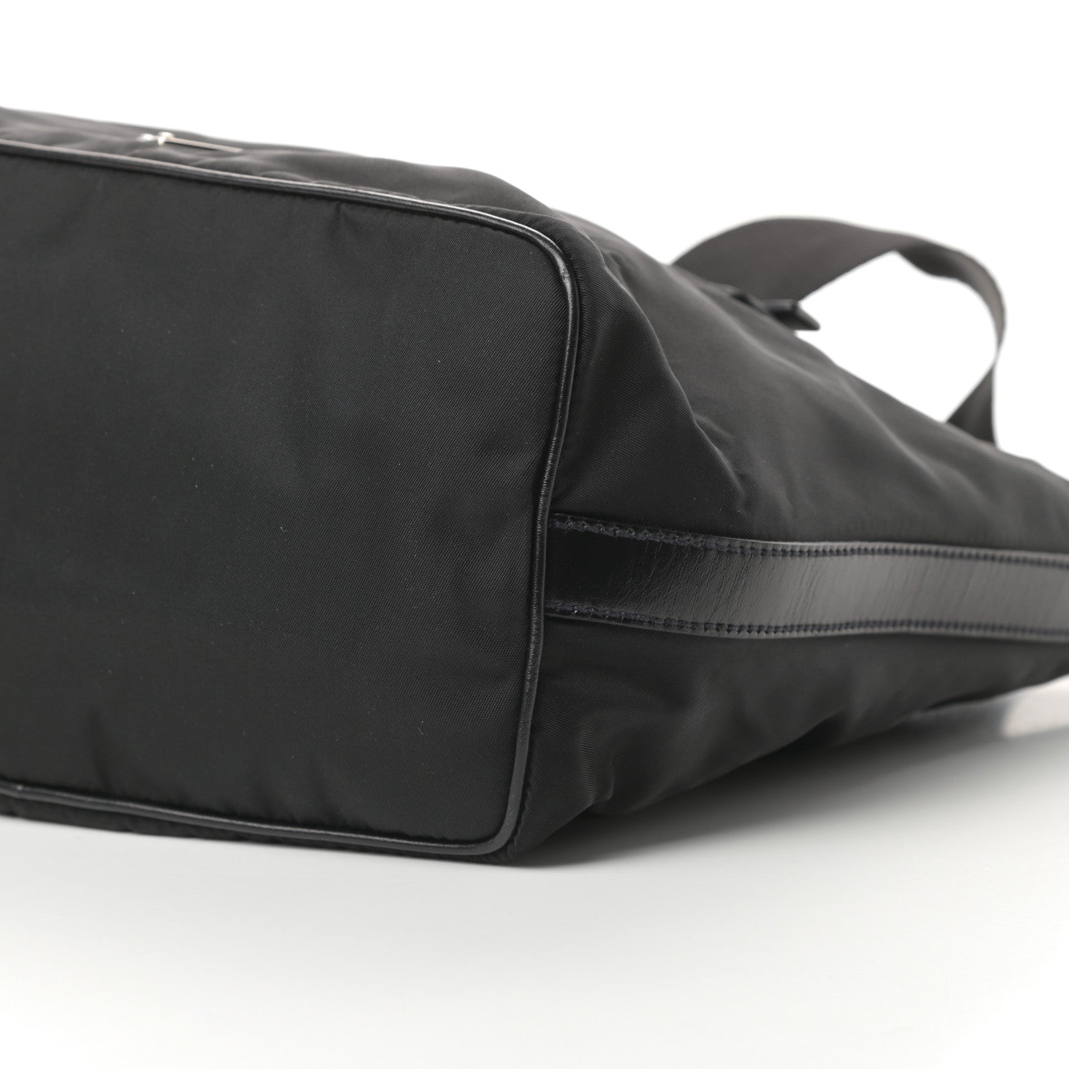 Prada Tessuto Nylon Vitello Hobo Black 10 of 12
