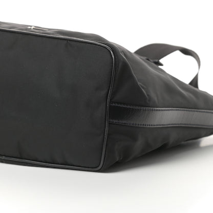 Prada Tessuto Nylon Vitello Hobo Black 10 of 12