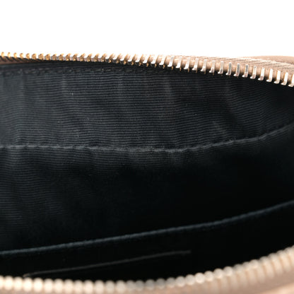 Saint Laurent Calfskin Matelasse Monogram Lou Camera Bag Dark Beige 12 of 13