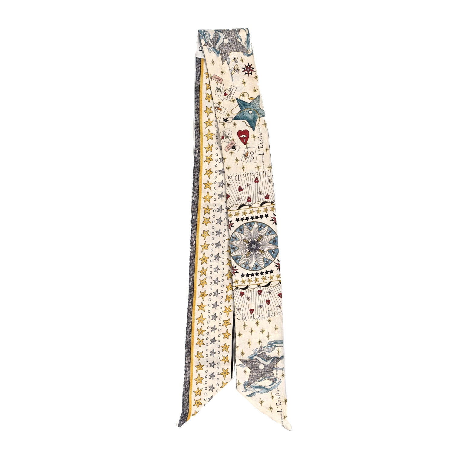 Christian Dior Silk L'Etoile Mitzah Scarf 2 of 4
