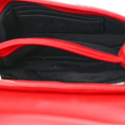 Saint Laurent Calfskin Y Quilted Monogram Toy Loulou Crossbody Bag Rouge Eros 6 of 12