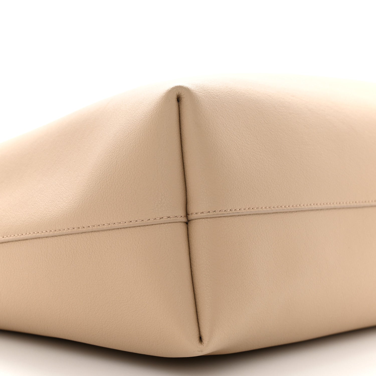 Saint Laurent Calfskin Large Shopping Tote Dark Beige 10 of 11