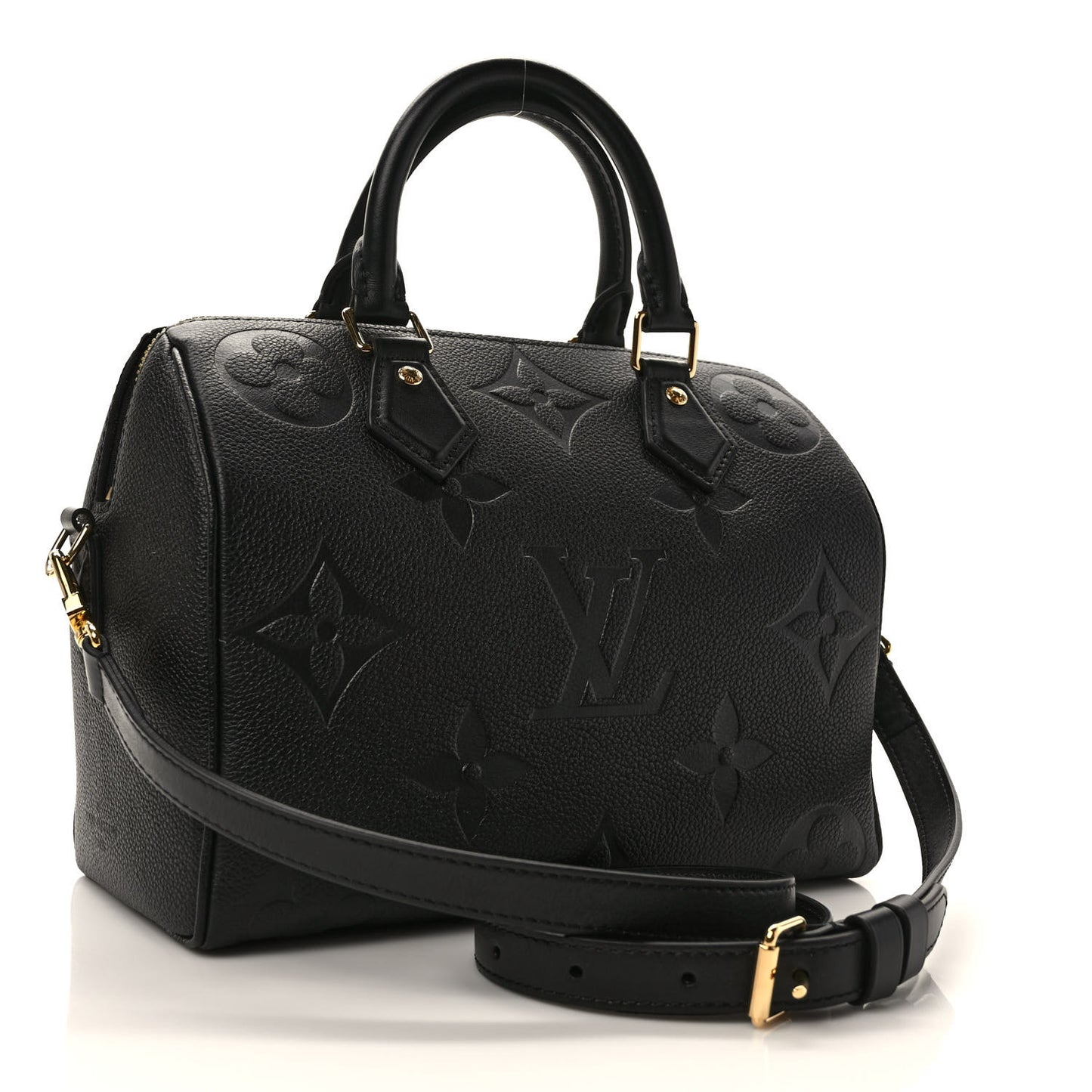 Empreinte Monogram Giant Speedy Bandouliere 25 Black