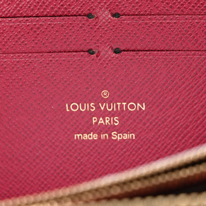 Louis Vuitton Monogram Clemence Wallet Fuchsia 6 of 10