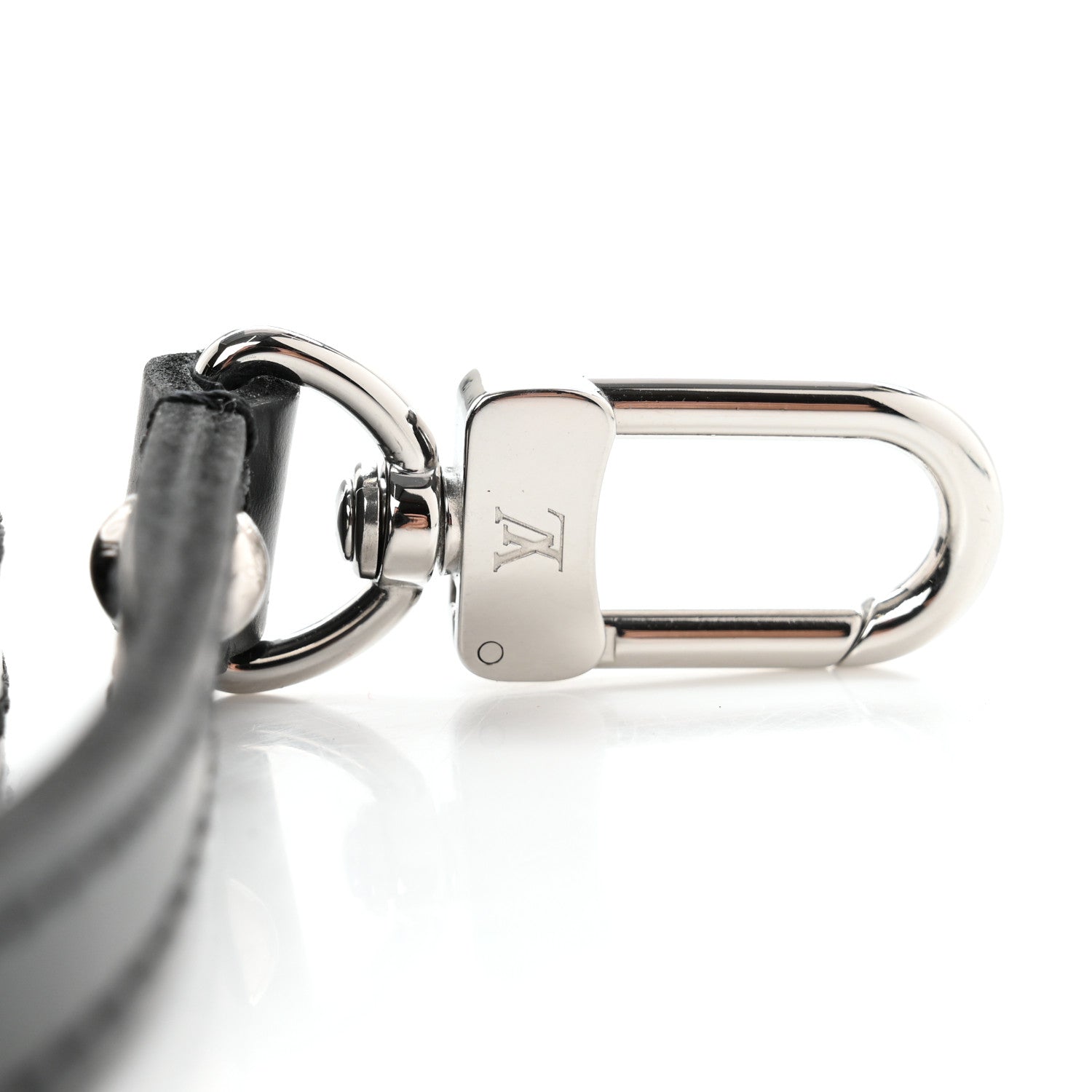 Louis Vuitton Calfskin Alma BB Shoulder Strap Black 4 of 4