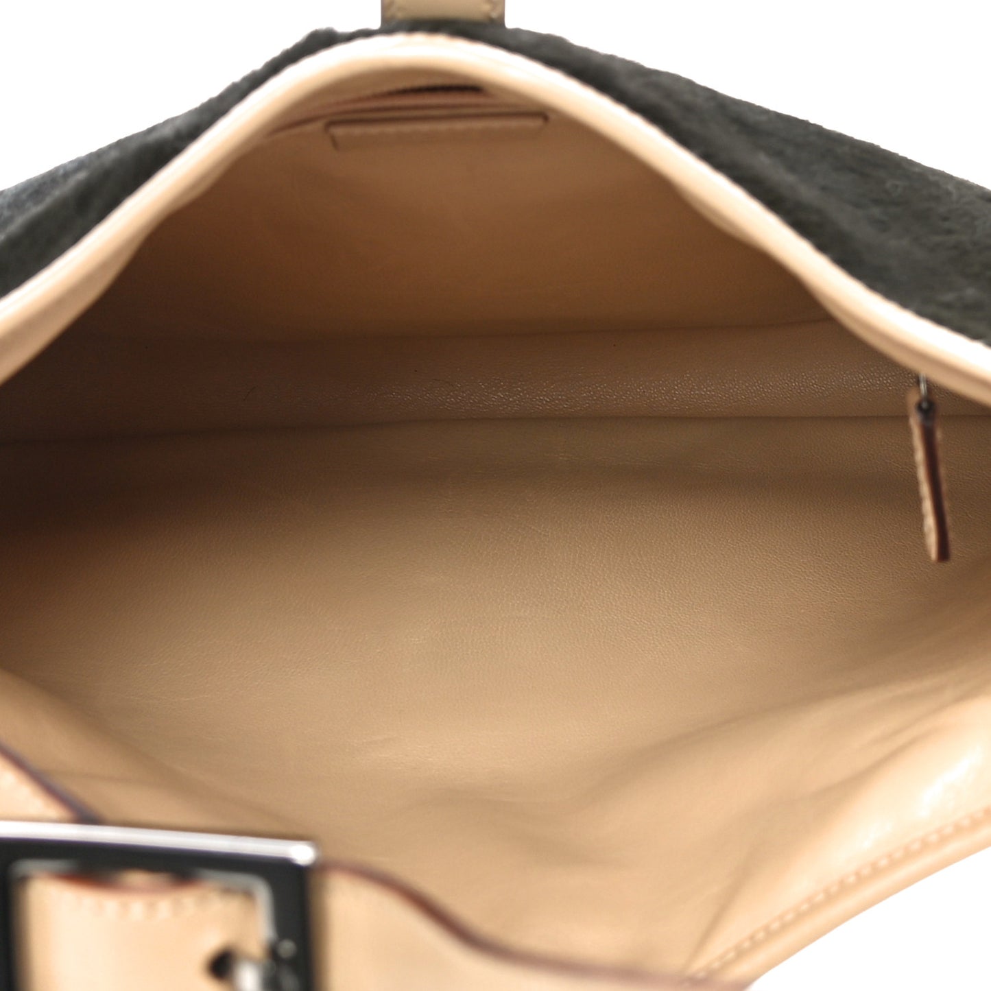 Calfskin Pony Hair Jackie O Hobo Brown Black
