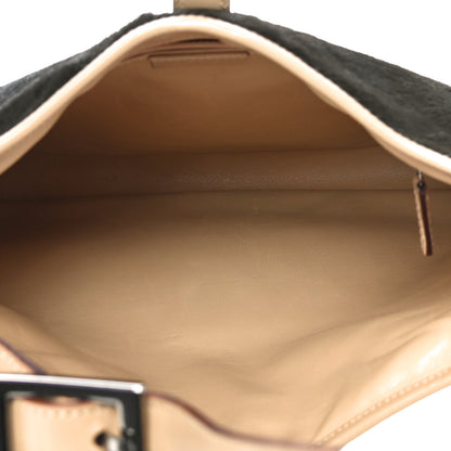 Gucci Calfskin Pony Hair Jackie O Hobo Brown Black 5 of 10