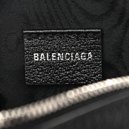 Gucci X BALENCIAGA BB Monogram Web Mini Ophidia Messenger Black 8 of 9