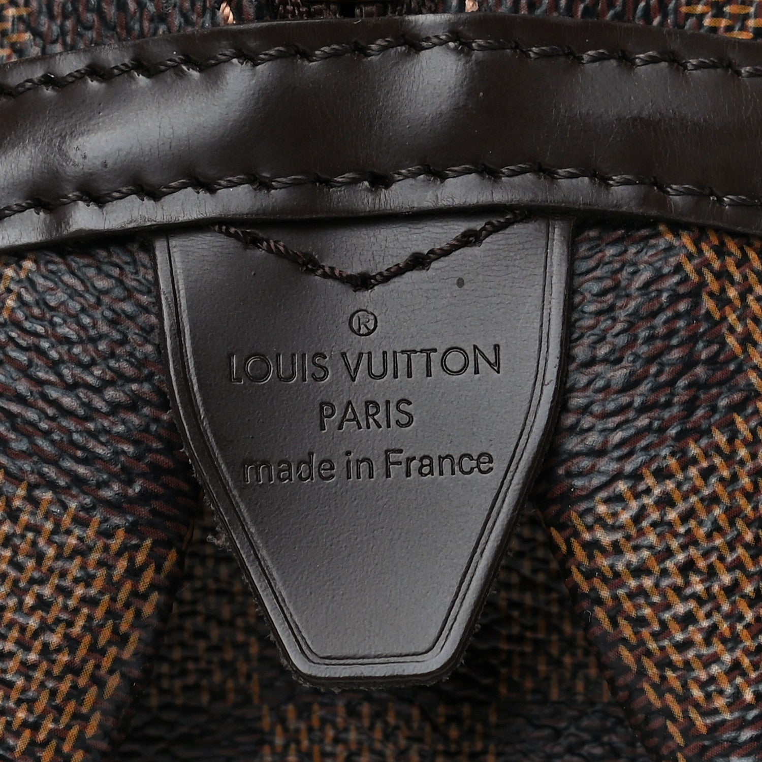 Louis Vuitton Damier Ebene Rivington GM 6 of 15
