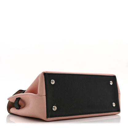 Louis Vuitton Soft Calfskin Embroidered Lockme Ever BB Rose Pink Snow White Black 4 of 10