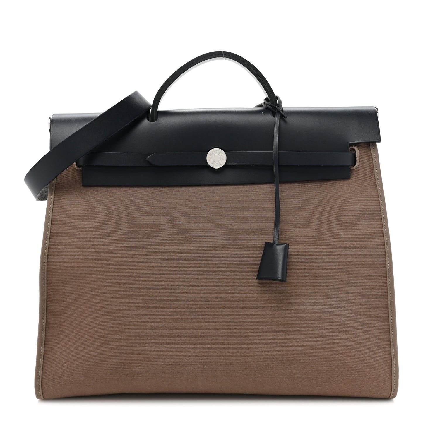Toile Officier Vache Hunter Herbag Zip 39 MM Etoupe Bleu Indigo