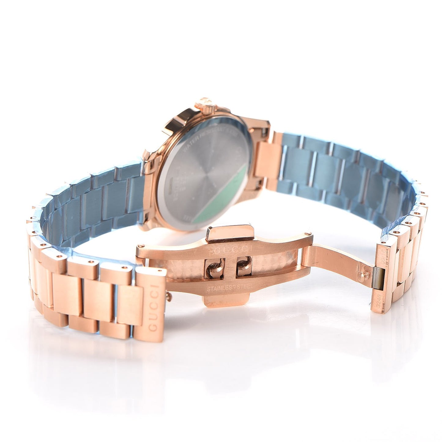 Stainless Steel 27mm G-Timeless Diamante Quartz Watch Rose