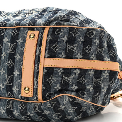 Louis Vuitton Denim Raye Cabas GM 9 of 9