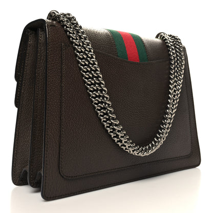 Gucci Calfskin Web Floral Embroidered Medium Dionysus Shoulder Bag New Acero 3 of 12