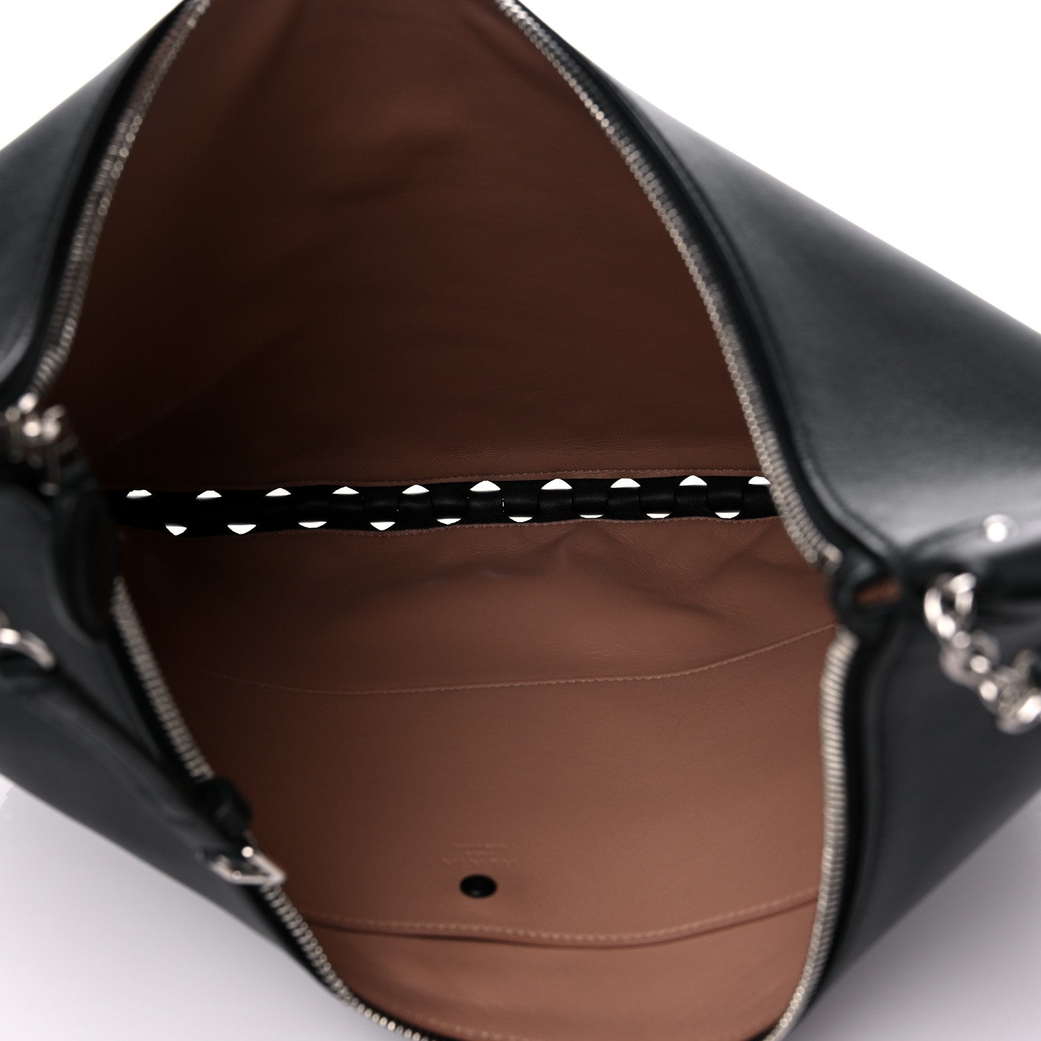 Alaia Lambskin Studded Large Demi Lune Bag Black 5 of 11