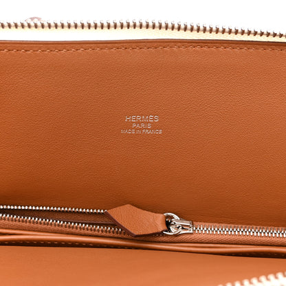 Hermes Evercolor Swift Transat Sailor Bag Gold White Jaune De Naples 7 of 9