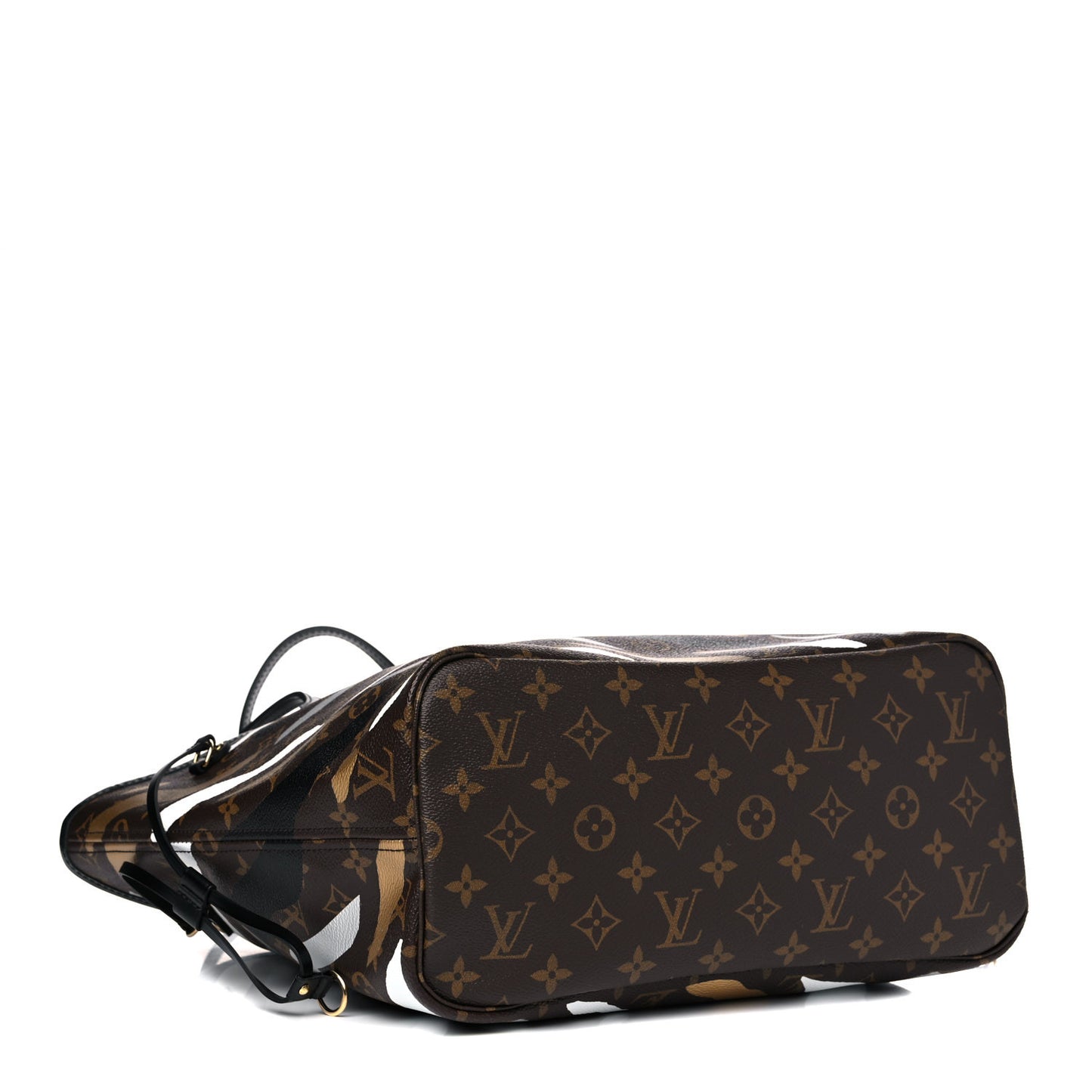 X LOL Monogram Neverfull MM Gold Silver