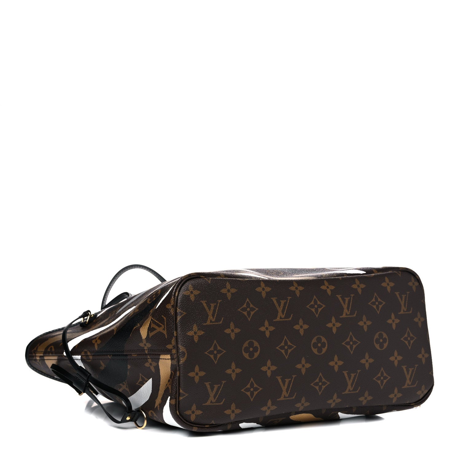 Louis Vuitton X LOL Monogram Neverfull MM Gold Silver 4 of 10