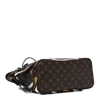 Louis Vuitton X LOL Monogram Neverfull MM Gold Silver 4 of 10